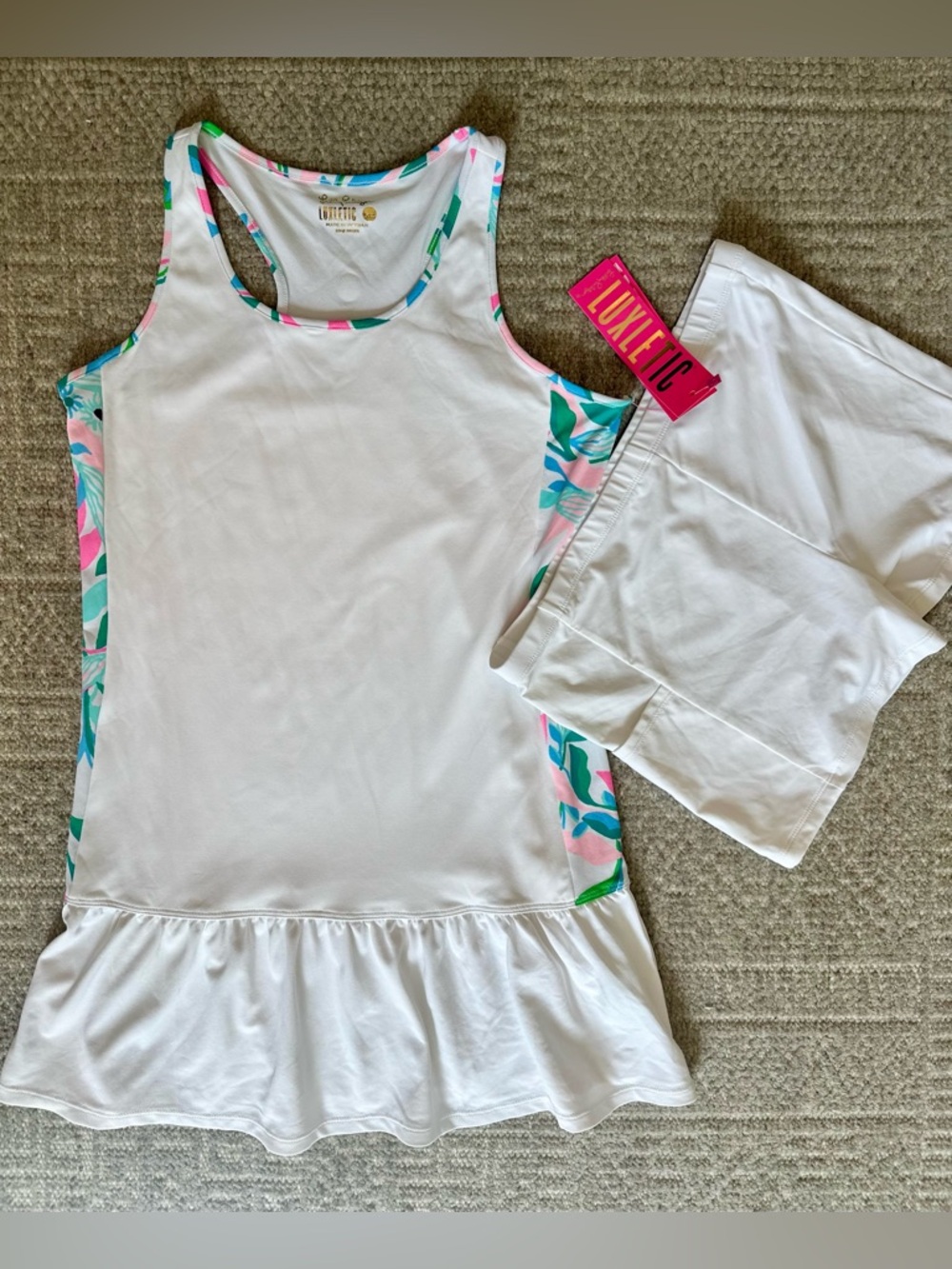 NWT Lilly Pulitzer girls luxletic tennis dress size XL 12/14